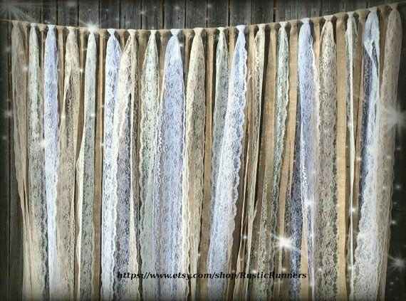 Backdrop for bridal table - backyard wedding - 1