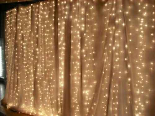 Backdrop for bridal table - backyard wedding - 2