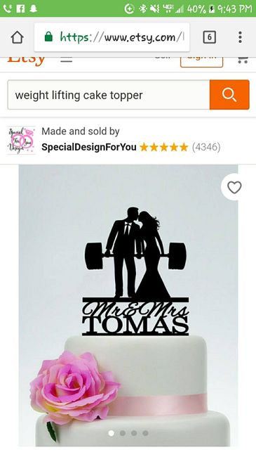 Show me your cake toppers - 1