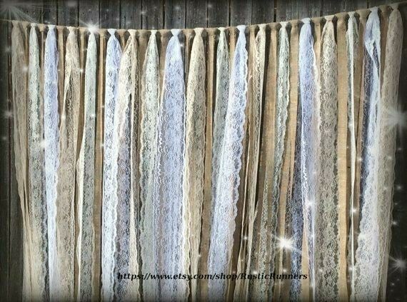 Backdrop for bridal table - backyard wedding - 1