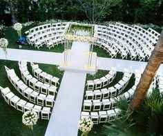 Circle instead of Traditonal Aisle