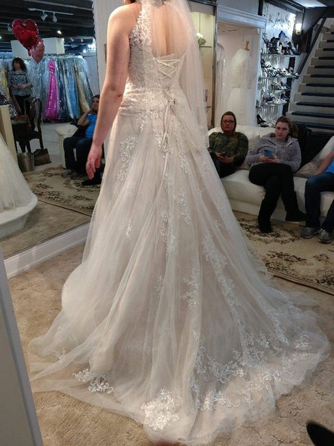Bride dress shopping - 1