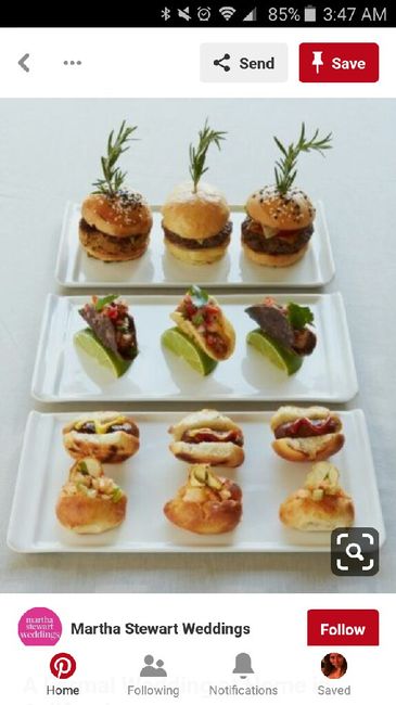 Hot dogs at a reception? 2