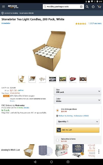 Tealight candles - 1