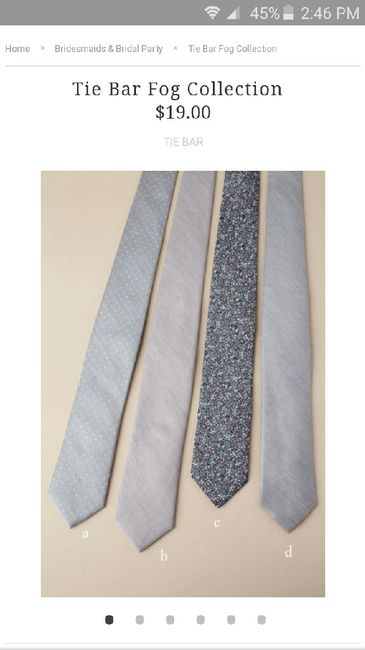 Help! Finding matching ties... 3