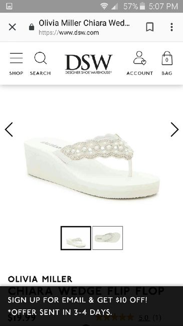 Dsw or davids bridal coupon? - 2