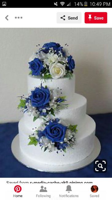 Blue cakes and decorations! - 2