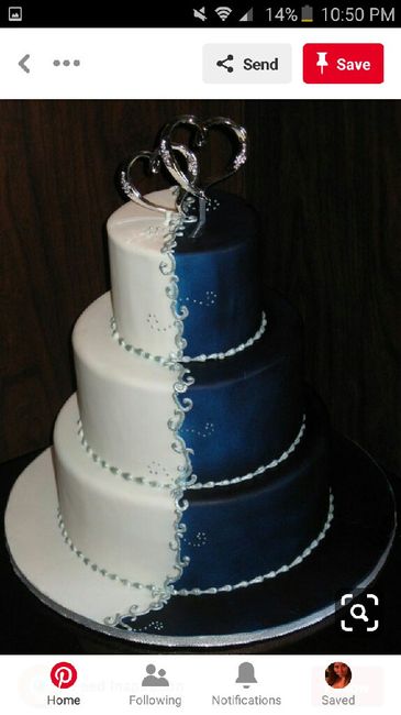 Blue cakes and decorations! - 7