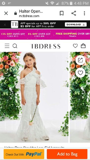 Flower girl who hates dresses 1