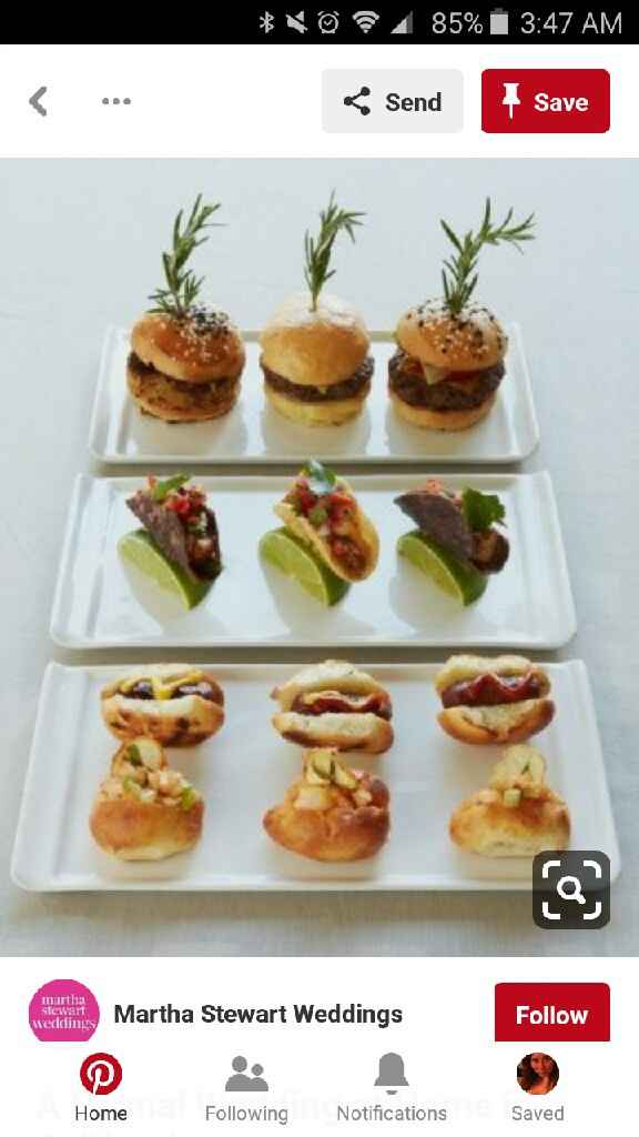 Hot dogs at a reception? - 2