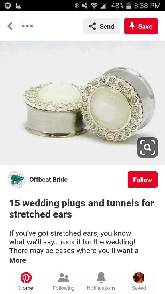 Brides with gauged ears? - 1