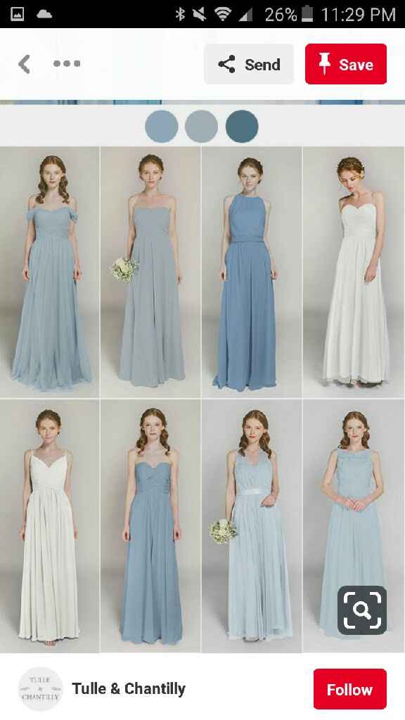 Bridesmaid dress colors - 2