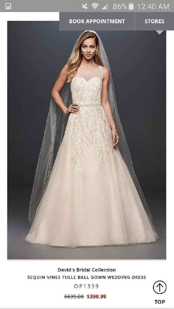 My dress came in the mail hot pink... - 2