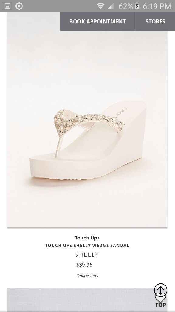 Sandal suggestions for beach wedding? - 1