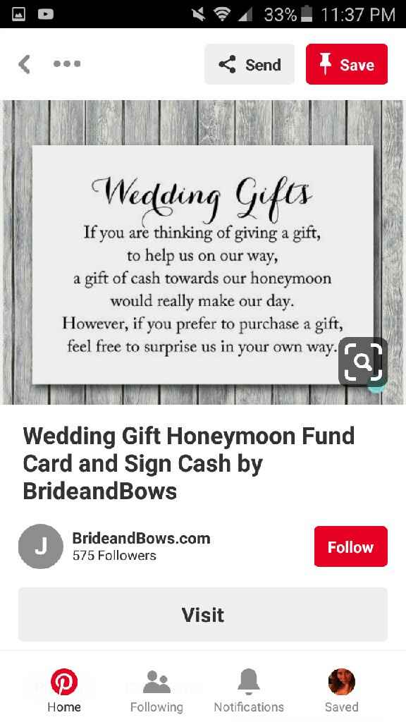 Honeymoon fund?? Please Help! - 2