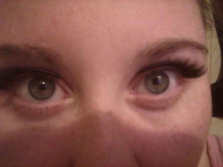 False lashes... - 1