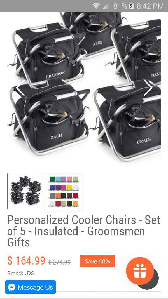 Groomsmen gifts, fh dragging feet... - 1