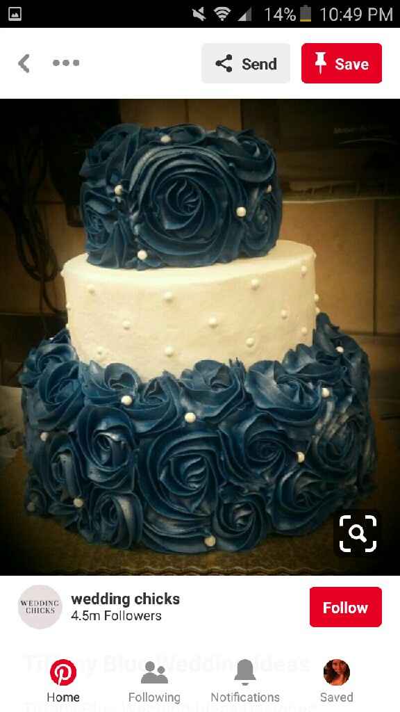 Blue cakes and decorations! - 5