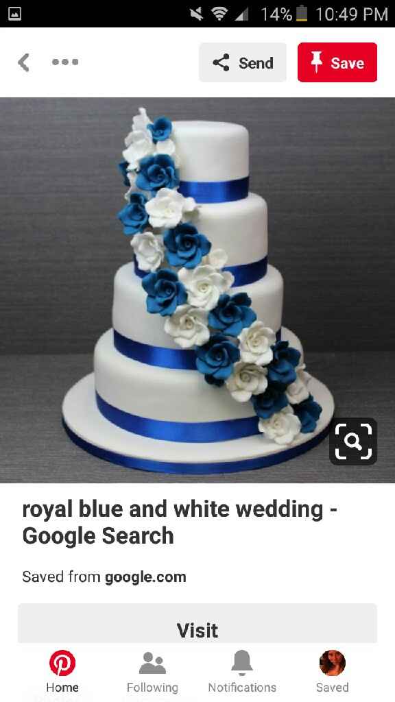 Blue cakes and decorations! - 6