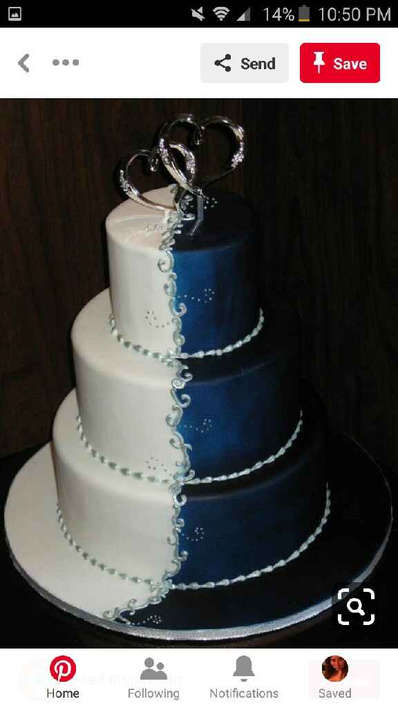 Blue cakes and decorations! - 7
