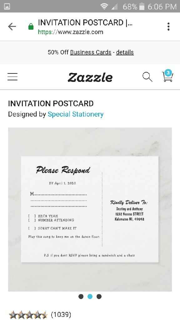 Rsvp help?! - 1