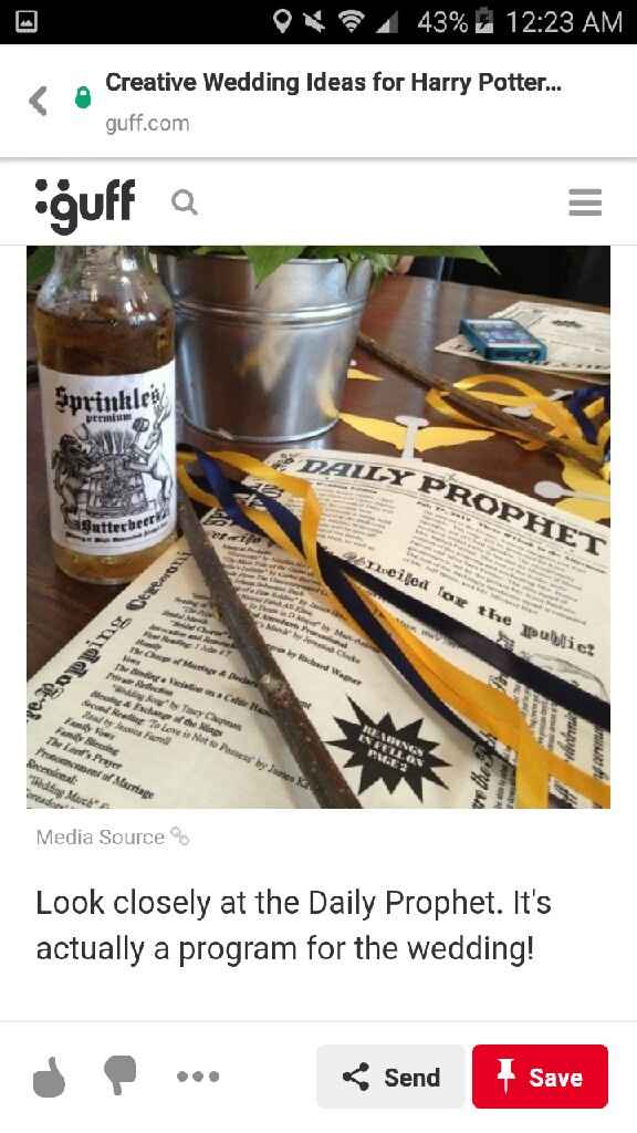 Harry Potter Themed Wedding - 3