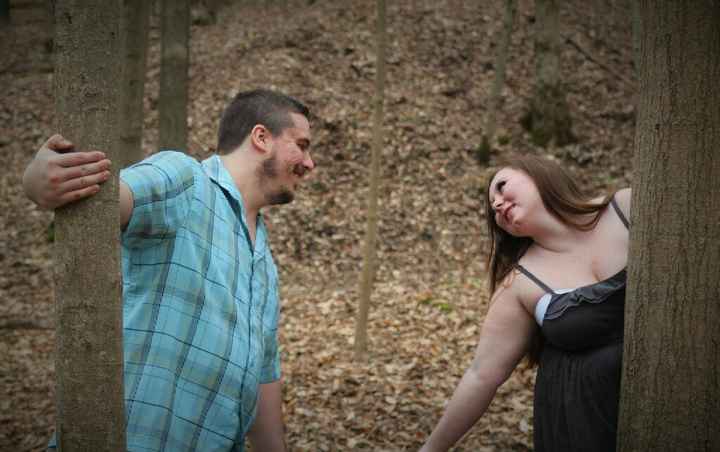 Show off your weird engagement pic - 2