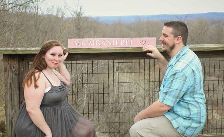 Show off your weird engagement pic - 4