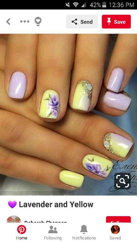 Nail design for wedding - 2