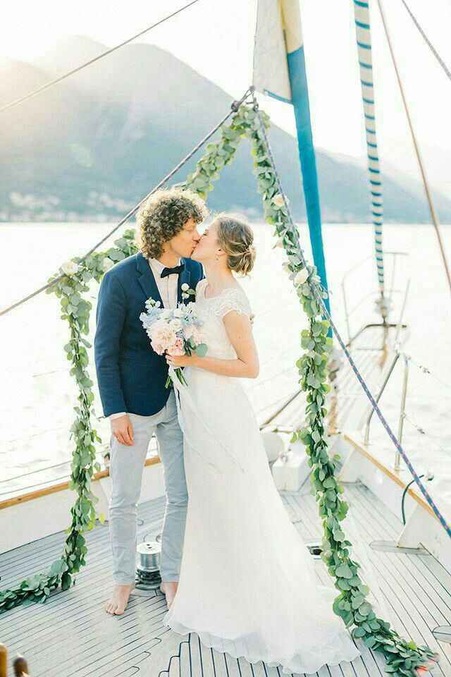 Getting Married on a Catamaran Sailboat. What are some wedding decorations i can use? i searched onl