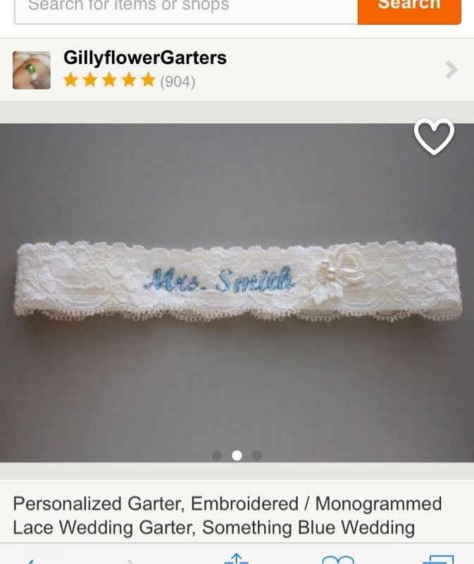 Etsy Garters
