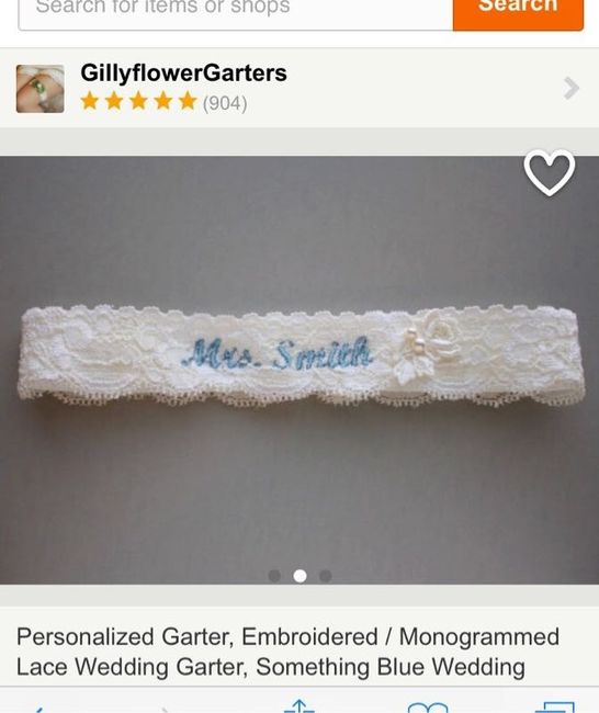 Etsy Garters