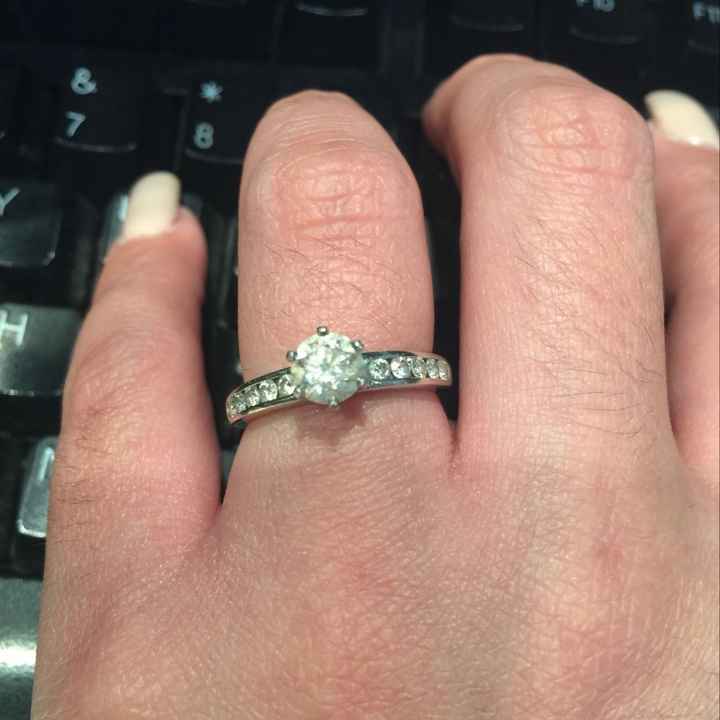 Lets see those beautiful engagement rings