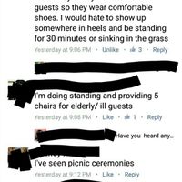 Standing Room Only Ceremony