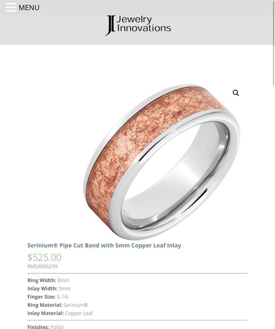 Serinium men’s ring? 1