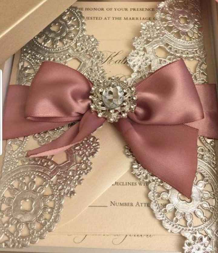 Metallic doily invitations and what paper or cardstock to use - 1