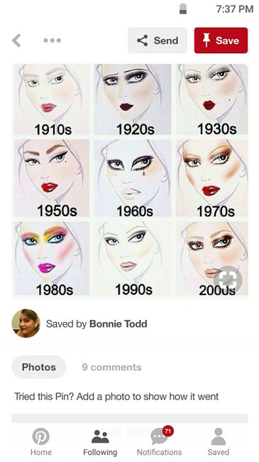 Vintage brides: show me your makeup - 1