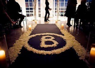 Flower monogram vs. lighting monogram
