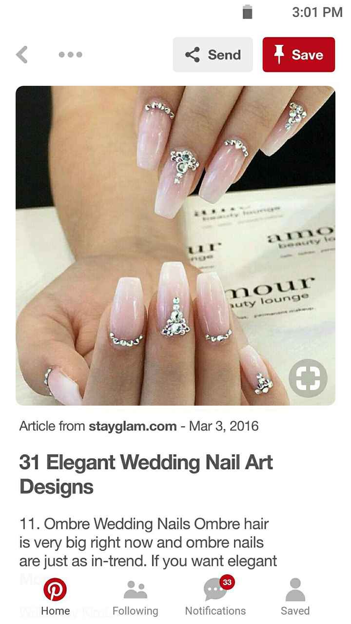Wedding Day Nails! - 1
