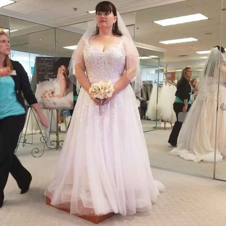did u show your partner pics of the rejected dresses? (update: show us your rejects!)