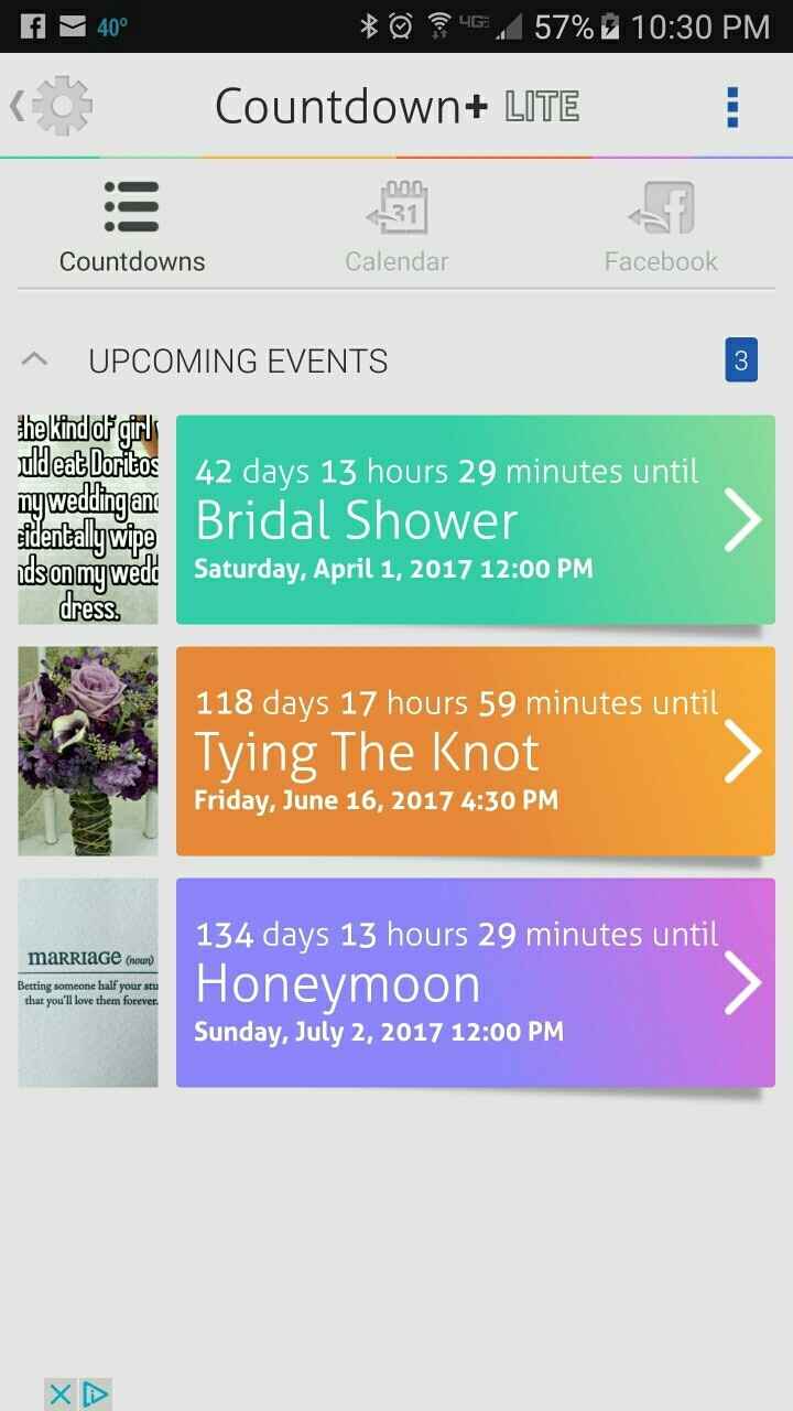 Because everyone loves a good countdown