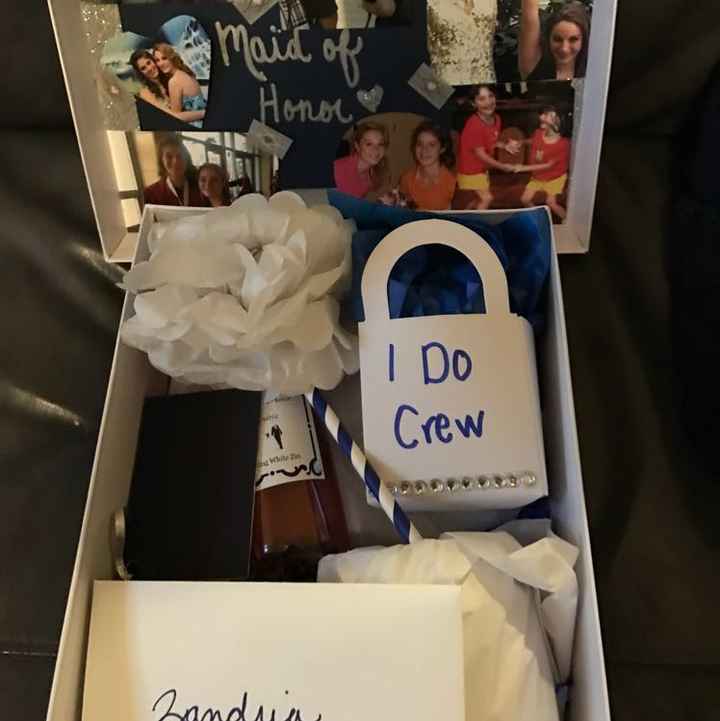 Asking potential BridesMaids