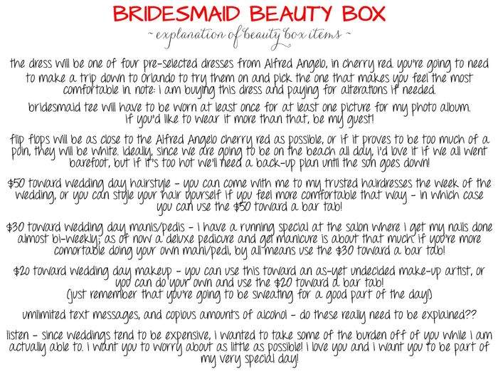 wedding progress - checking in