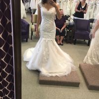 Dress is the bottom to much ? Keep going back and forth on this dress