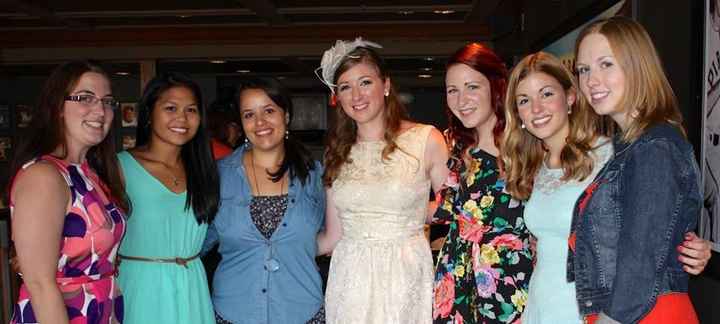 Make-up trial, bridal shower last weekend! [PICS]