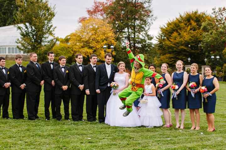 Pro Pics on blog! [including the ninja turtle photobomb!]