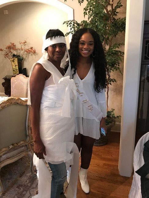 Toilet Paper Wedding Dress Winner!!!