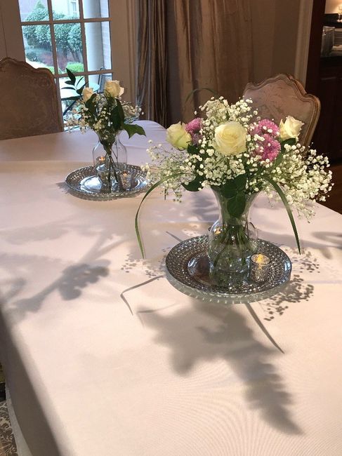 The centerpieces were so beautiful! 