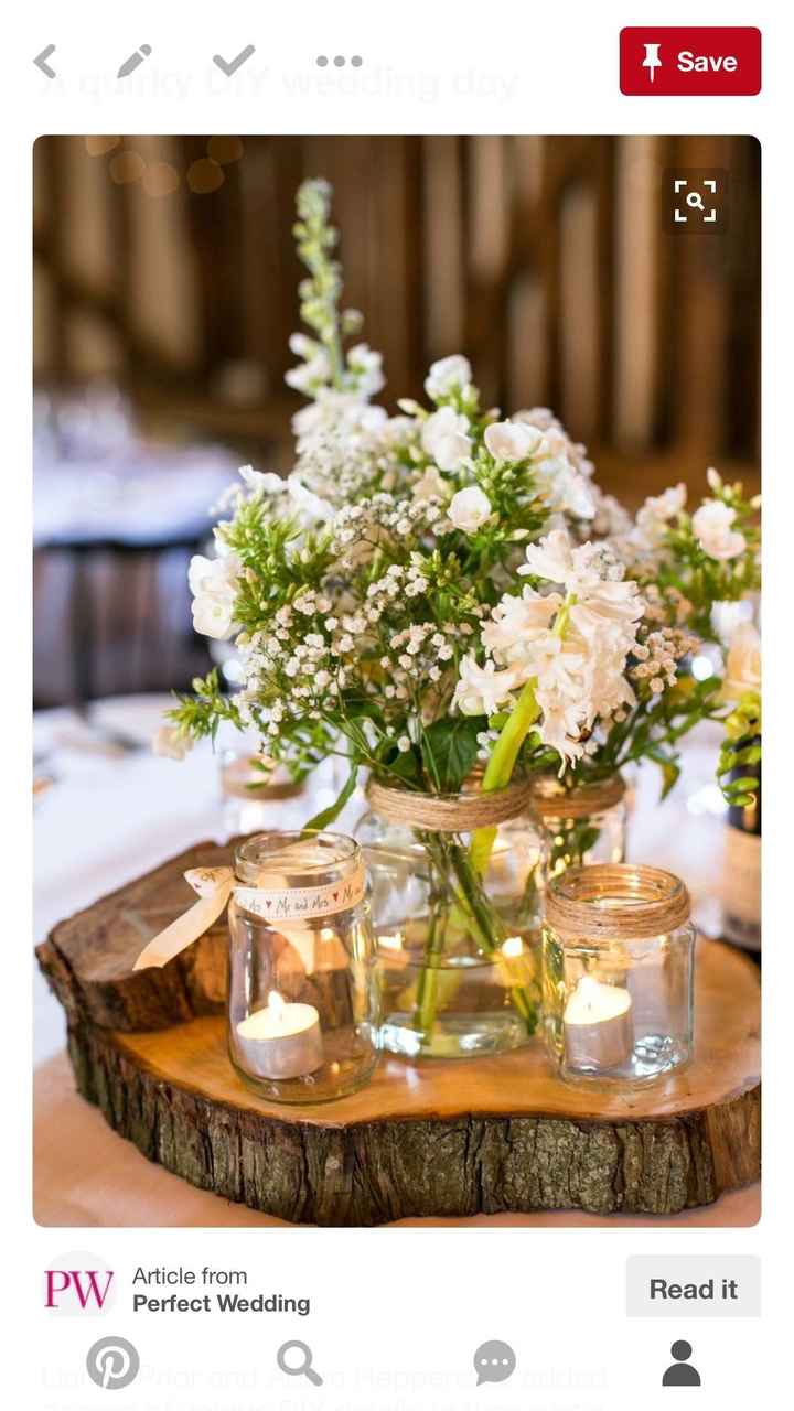 Uplighting with a rustic theme
