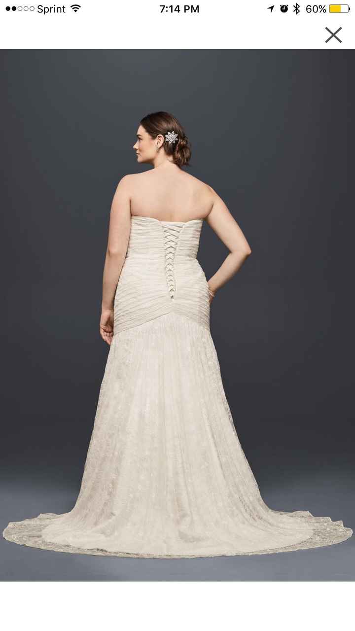 Narrowed down to two dresses!